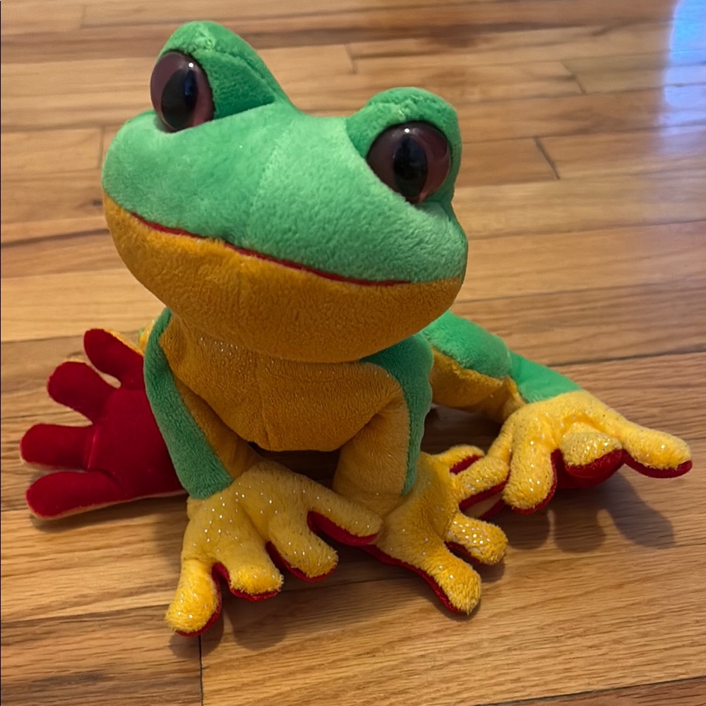 Gently Loved Ganz Plush Frog Toy